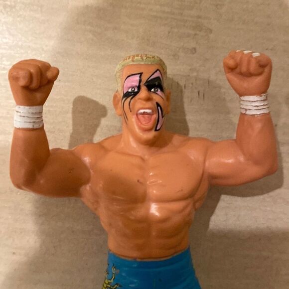 Vintage 1990 WCW wrestling STING Action Figure Galoob collectible 5 “ toy - Picture 6 of 8